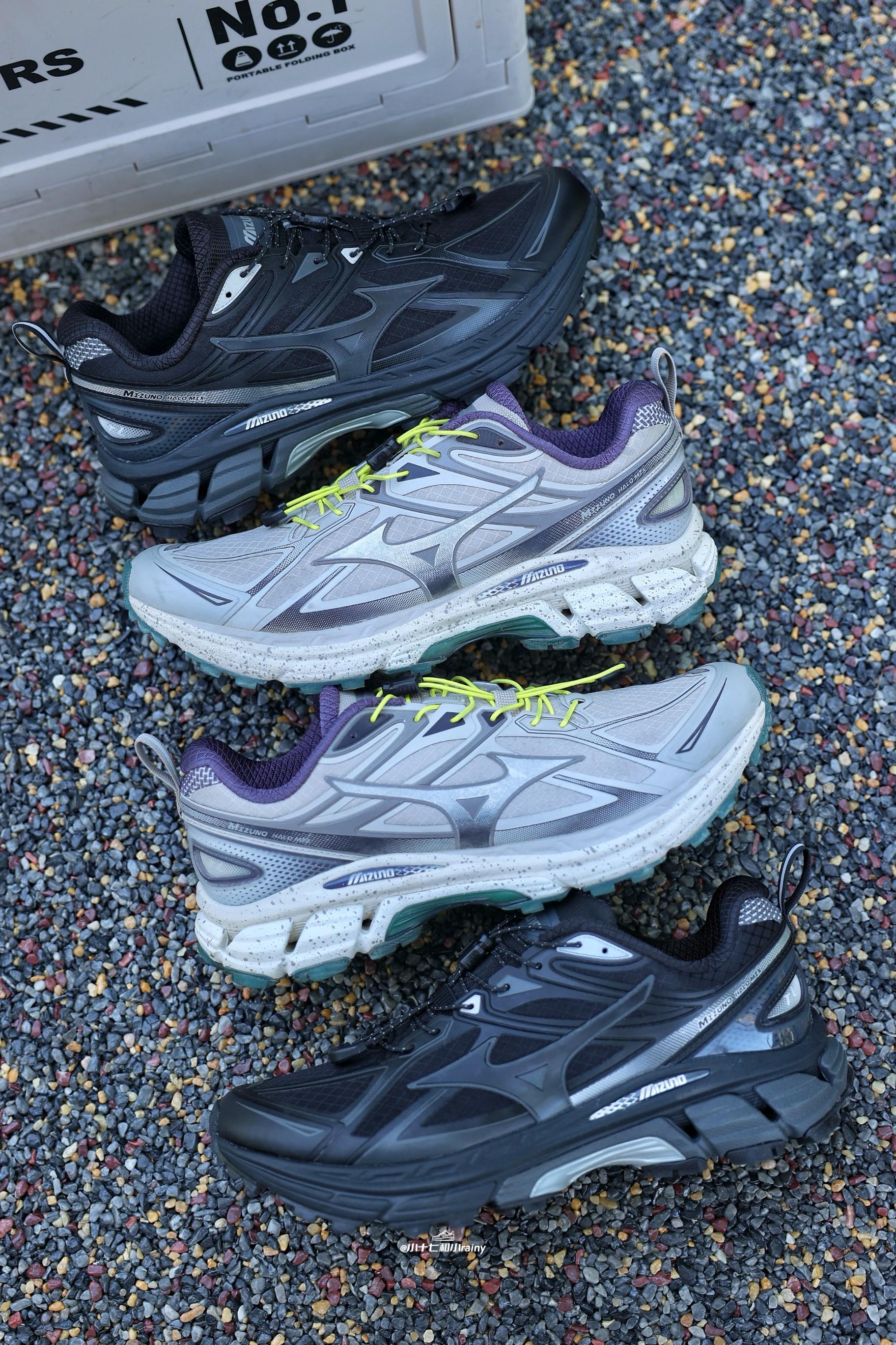 夏日穿搭小心机:Mizuno Halo Mix撞色机能跑鞋,黑色还是灰色,我都要!!